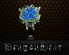 ~DH~ Blue Roses In Vase