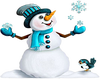 Snowman Sticker 3