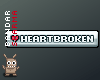 (BS) HEARTBROKEN sticker