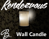 *B* Rendezvous Wall Cndl