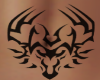 Wolf Belly Tattoo