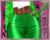*L Leather Pants Grn