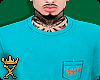 𝓧. Gallery Blue Shirt