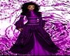  purple gown