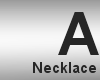 L- Annie necklace black