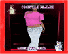 manga girl pink t-shirt