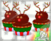 XMAS 3 Reindeer Cupcakes