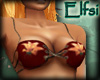 E~ FLower red bikini