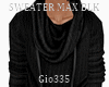 [Gio]SWEATER MAX BLACK
