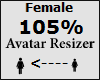 Avatar scaler 105% Femal