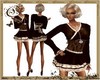 [ANA] DRESS BROWN KIM