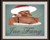 JF RED VELVET SANTA HAT