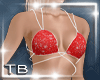[TB] Red Flora Bikini