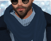 Winter Dark Blue Scarf