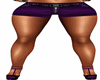 Purple 3 shorts