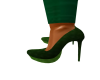 green pam stilettos