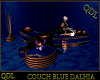 QDL Couch BlueDalhia w/P