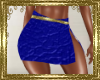 SB~Blue Slit Skirt
