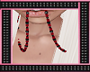 Mouth Beads Dark Red