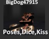 [BD]Poses,Dice,kiss