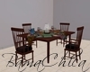 bp Boho Wood Dining Tbl