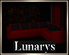 couch red room
