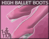 +KM+ Pink Ballet Boots