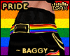 ! Pride Black Baggy