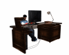 Animated Deeply Red Desk