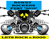 Rowdys Rocker 2019 Sign