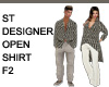 ST DESIGNER OPEN SHIRT F