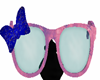 kids pink glasses with b