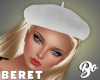 *BO HAT BERET WHITE