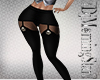 Blk Skirt Stocking Skull