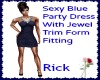 Sexy Blue Party Dress