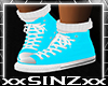 X Blue Kicks Sneakers X