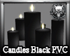 *M3M* Candles Black PVC