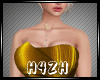 Hz-Elegant Gold Dress RL