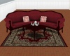 Burgundy Couch Set