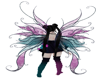 pastel goth fairy wings