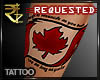 [R] Calf Tattoo - Canada