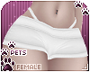 [Pets] Shorts RL | White
