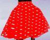 |A| Skirt Red Anos 80