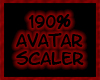 м| 190% Avatar Scaler