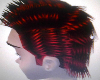 Red Spiky Hair-Male