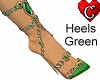 N* GreenGold Heels