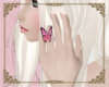 A: Butterfly ring pink