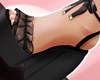 Black Sheer Heels
