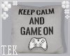 [T] Keep calm pillow