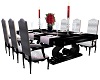 Black-White Dining Table